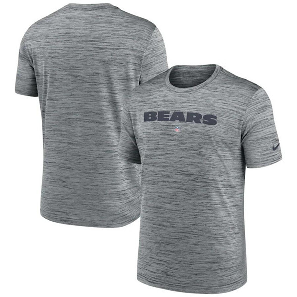 Men's Chicago Bears Gray Velocity Performance T-Shirt